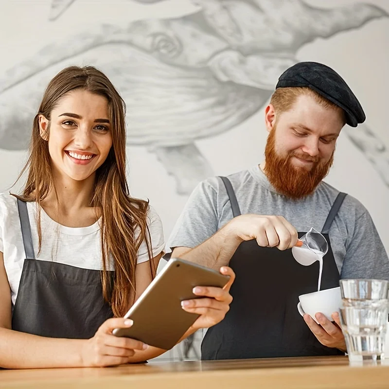 Podwójna miarka do espresso i mleka o pojemności 100 ml z drewnianą rączką - precyzja, trwałość i elegancja dla baristów