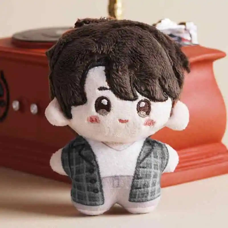 TV أحبني أحب صوتي Mo Qingcheng محشوة 10 سنتيمتر Plushies أفخم ملابس دمى حقيبة قلادة المفاتيح أنيمي الشكل لعبة للأطفال