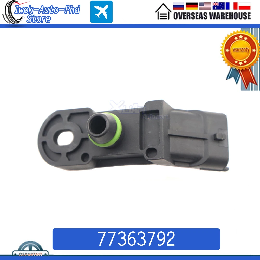 77363792 1 Bar Manifold Absolute Pressure MAP Sensor for ALFA ROMEO FIAT DOBLO GRANDE PUNTO IDEA LINEA PALIO SIENA LANCIA