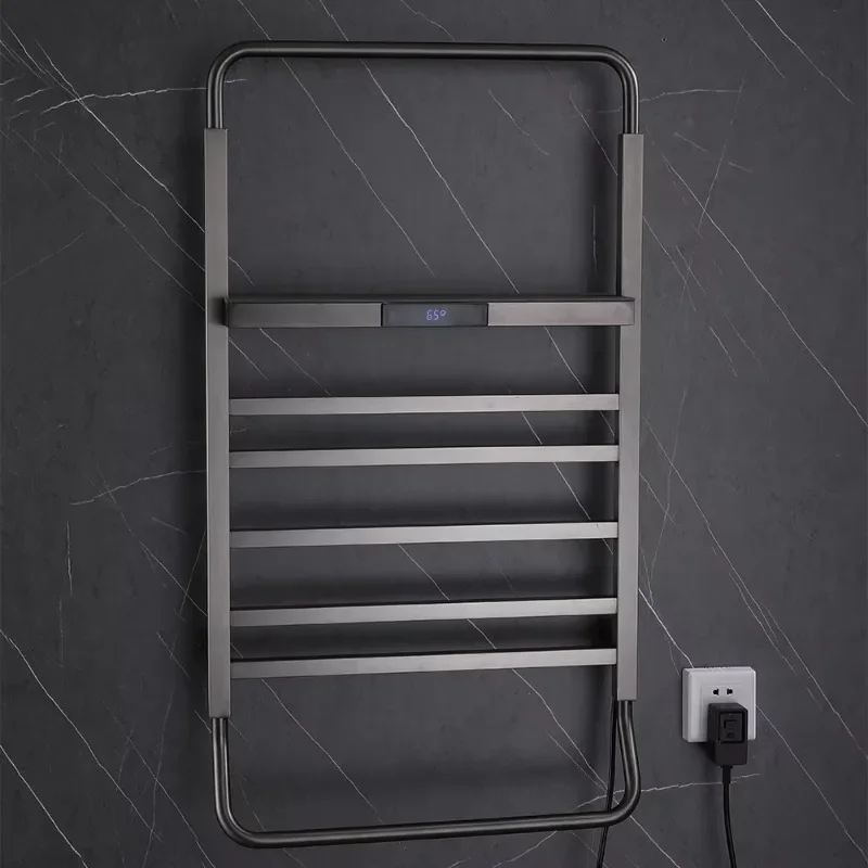 Top Sale Digital Heated Towel Rail Towel Warmer Fashion Style Stainless Steel Electric Heated Towel Rail