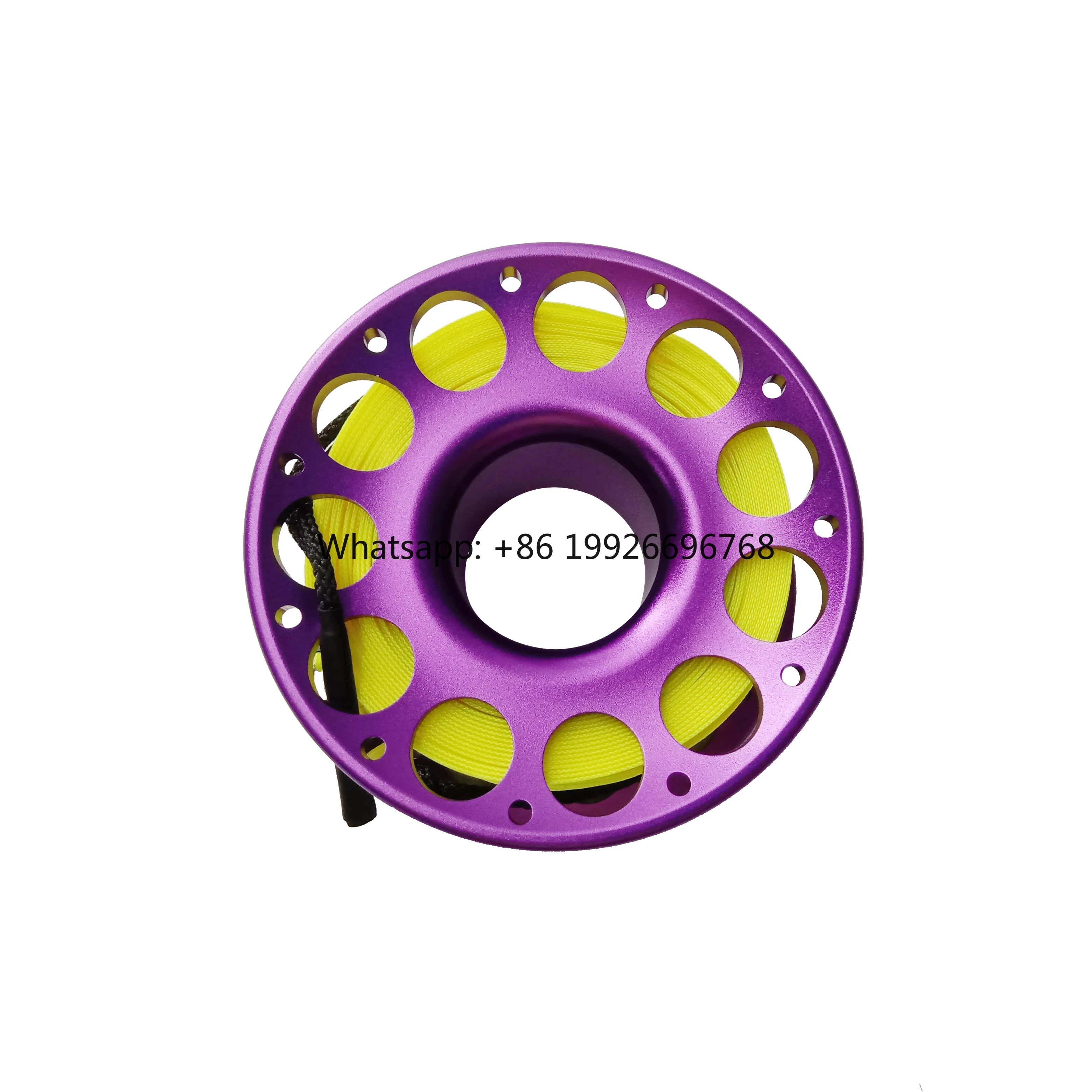 

Dive Spool for scuba Dving 30m Aluminum Reel 65cm With Double End Snap factory