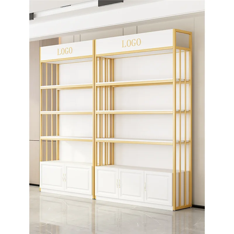 Mask Display Cabinet Cosmetics Shelf Display Shelf Multi-layer Nail Art Container Beauty Salon Product Shelf Display Cabinet