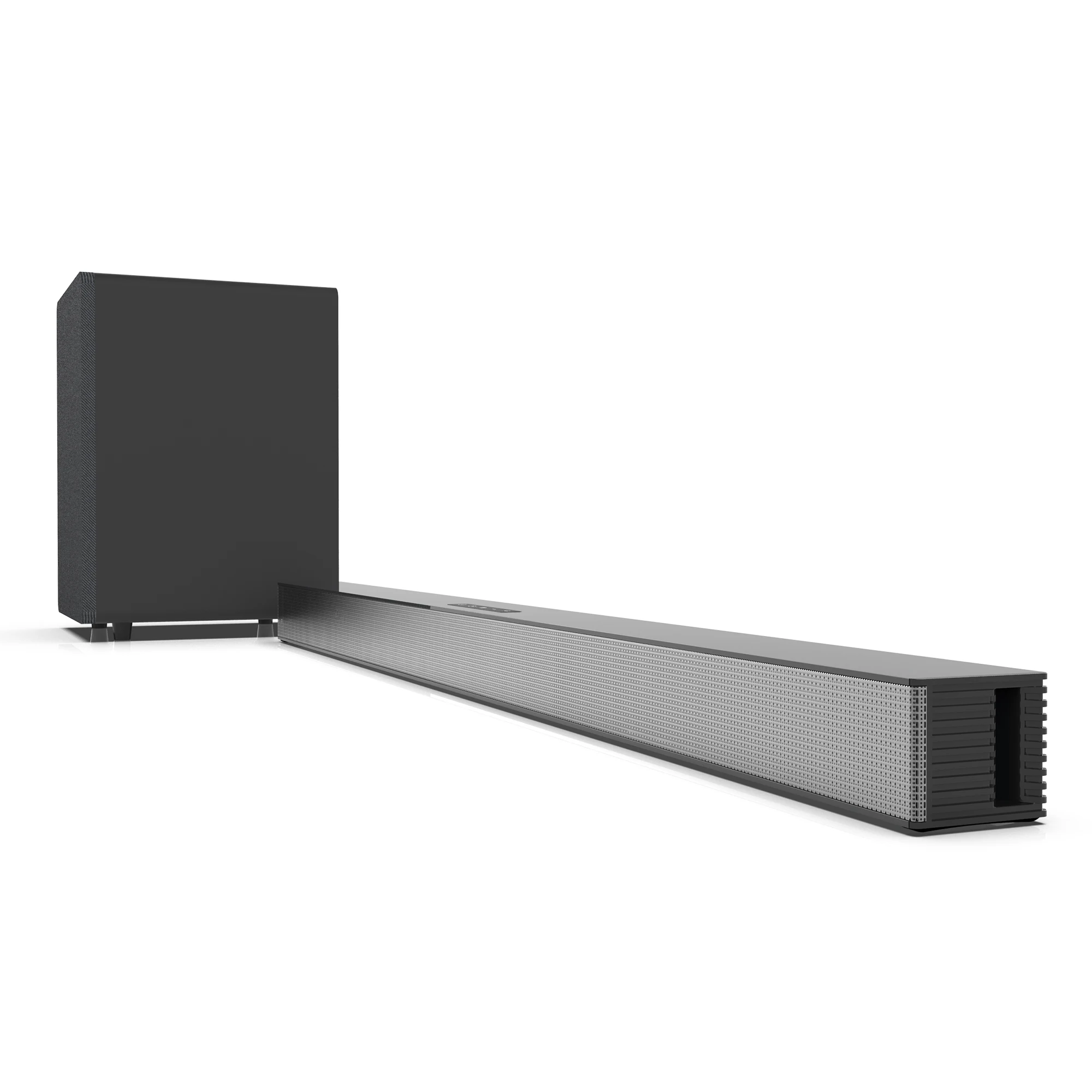 Wireless LCD TV Soundbar with Subwoofer Box, Two HF Speakers, Two MF Speakers, a Guiding Tube and Heavy Bass Speaker