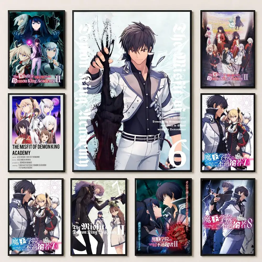 anime The Misfit of Demon King Academy Poster HD Poster Warm Home Decoration Suitable for Bedroom and Living Room Gifts Giving