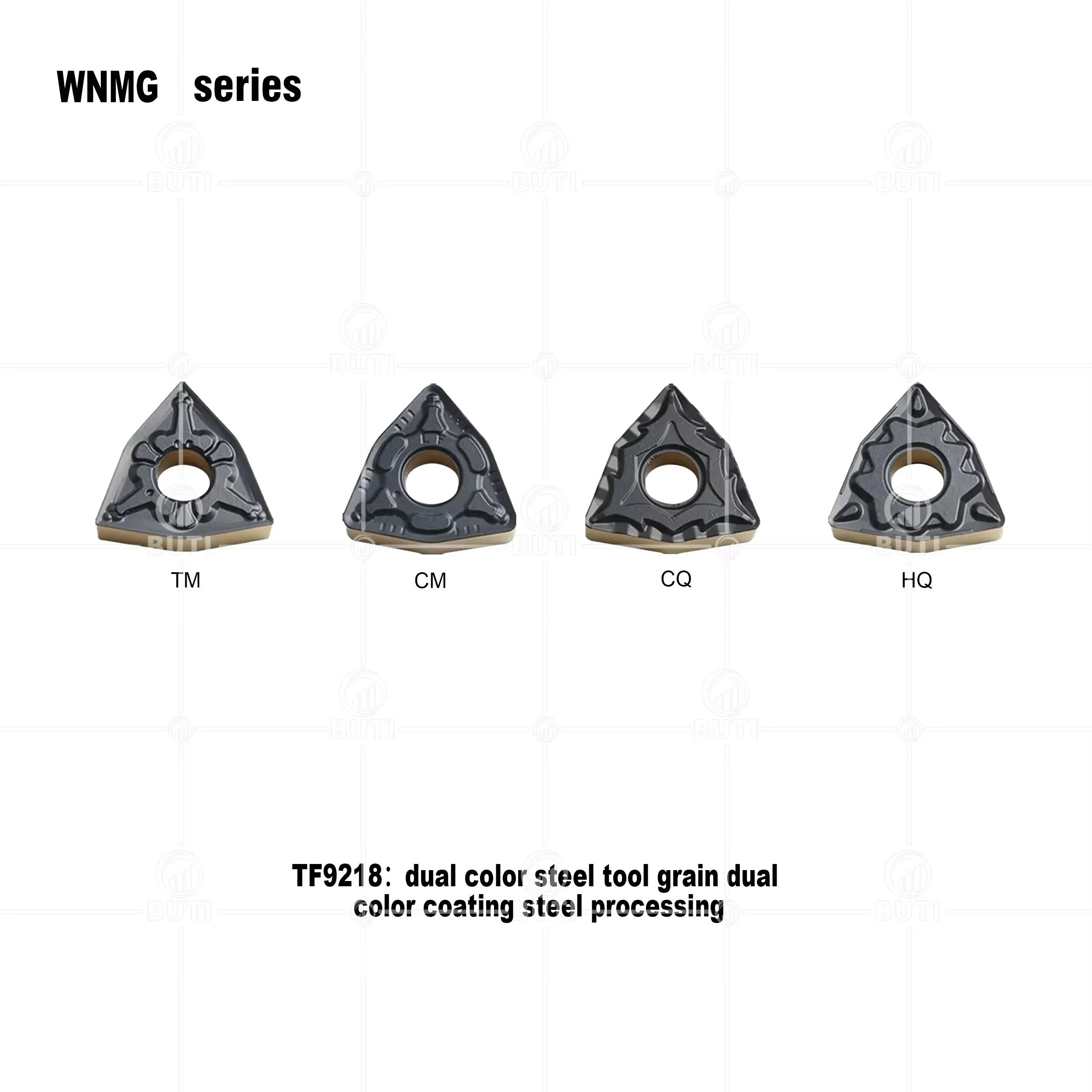

DESKAR 100% Original Quality Two Color WNMG080408 080404 080412-TM CM CQ HQ TF9218 For Hardened Steel Processing Insert Material