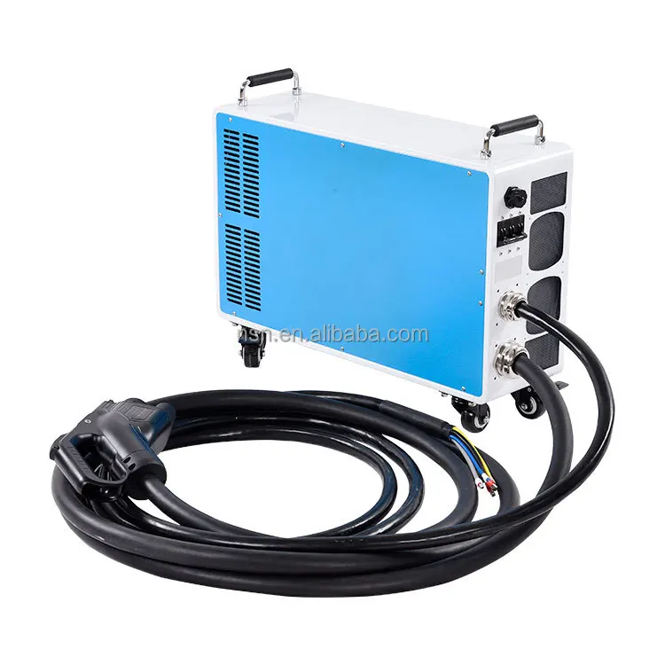 NEW 30kw Dc Fast Charger Portable Ev Charger CCS CHAdeMO Dc Portable Car Charger 30 KW DC Charging Pile for Home Use