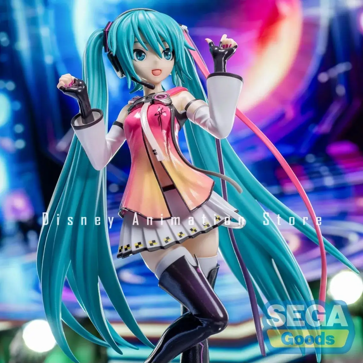 In Stock 100% Original SEGA Luminasta VOCALOID Hatsune Miku Project Diva Mega Star Vocalist PVC Action Figure Model Doll Toys