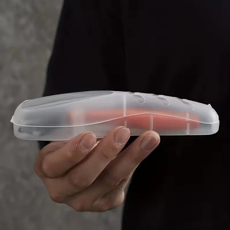 Razor Travel Storage Box Transparent Dustproof Carrying Case Cartridge Box for Gillette Razor Men Daily Supplies Organizer