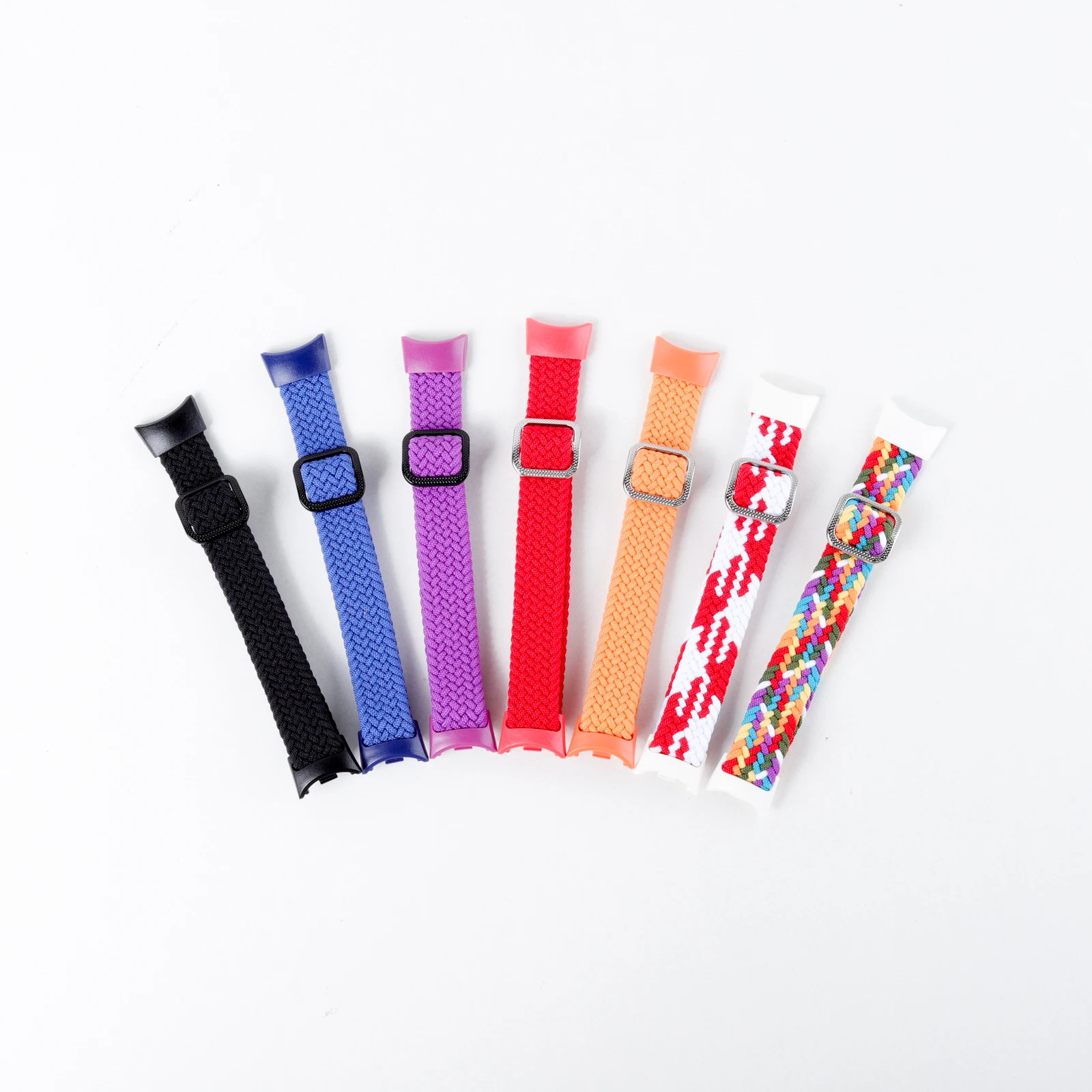 Braided Straps for Mi Band 11/10/9 Bracelet Elastic Adjustable Nylon Miband 4 5 Correas Wristband for Xiaomi Mi Band 4 3 5 6 7 8