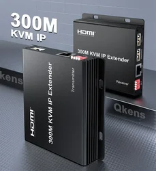 300m IP HDMI KVM Extender über RJ45 Cat5e Cat6 Ethernet Kabel Video Sender Empfänger Muitl point Verbindung über Netzwerk-Switch