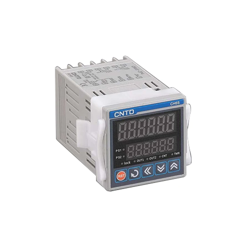 CNTD CH6S-2P4 Type Time Timing Counter 100-240VCA 50/60Hz for Counting Applications