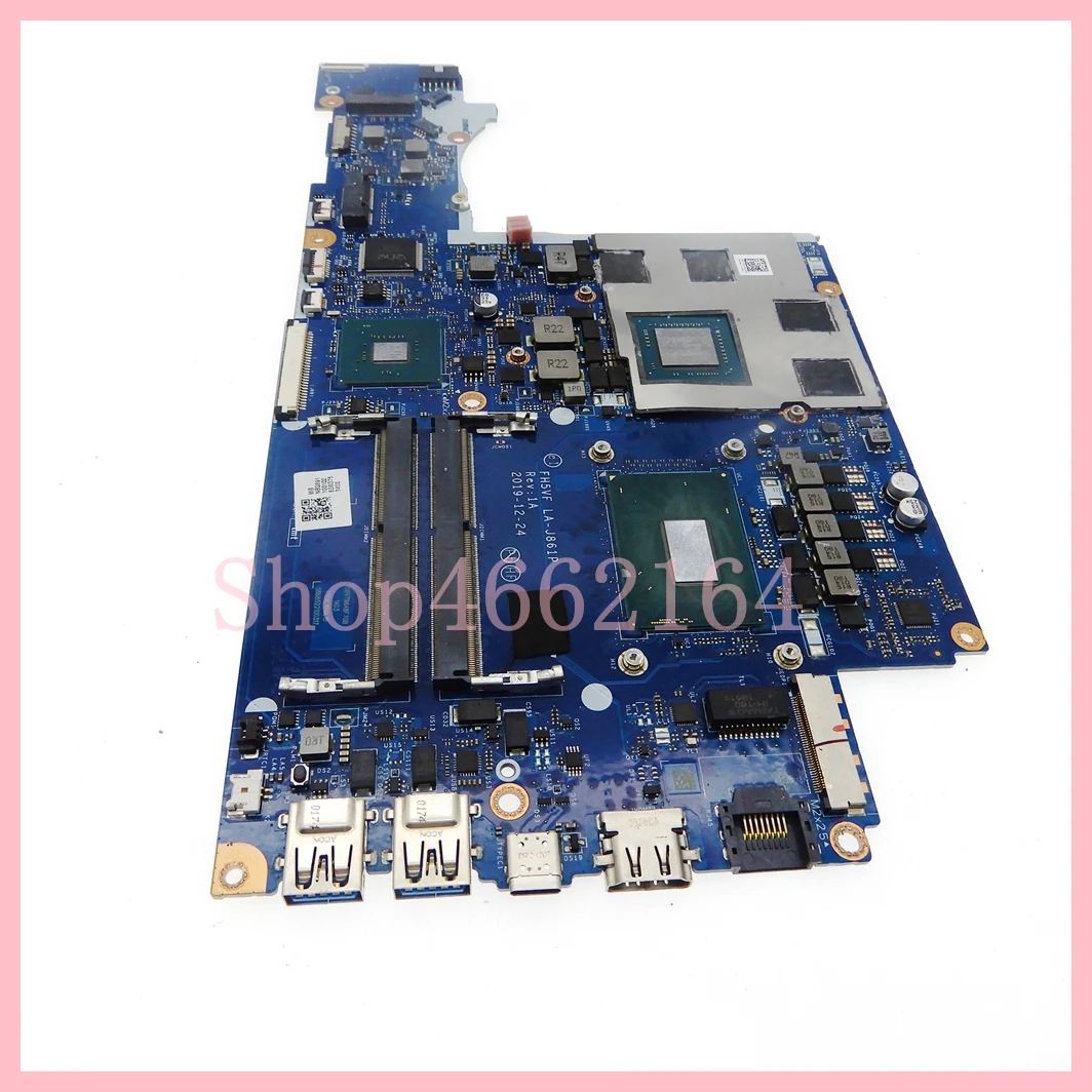 Imagem -04 - Laptop Motherboard para Acer Aspire Notebook Mainboard La-j861p com I5-9300h Cpu Gtx1650-v4g Gpu A71575g