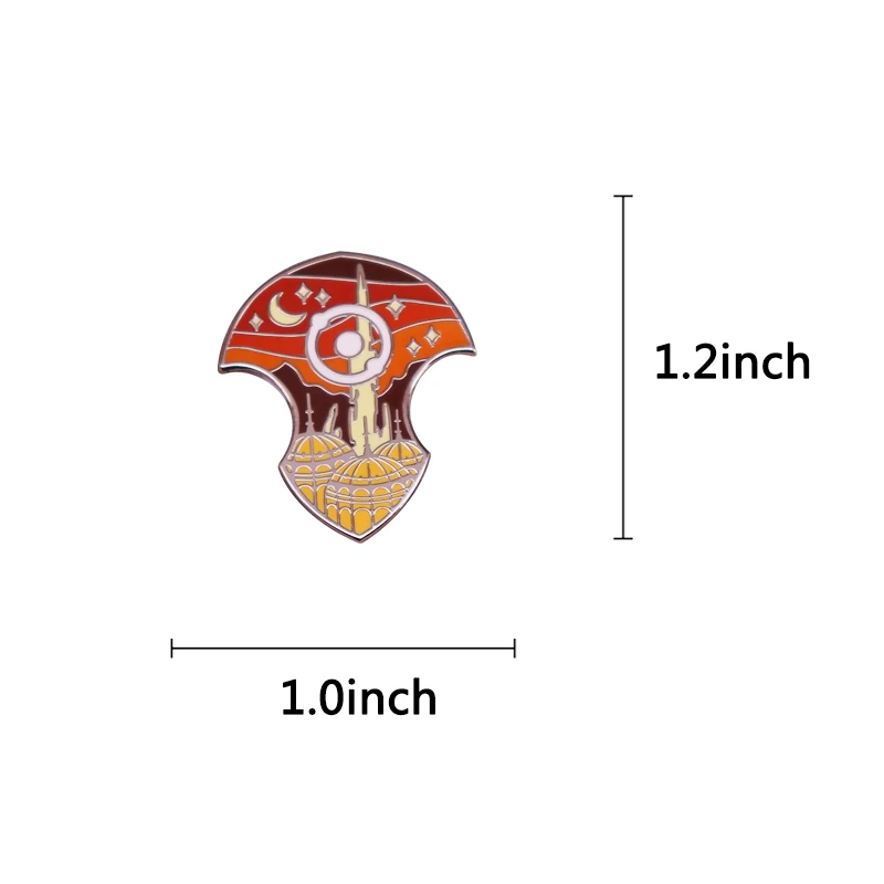 Final Fantasy XIV Azem Enamel Pin Game Badge Brooch Gift Backpack Decoration Jewelry