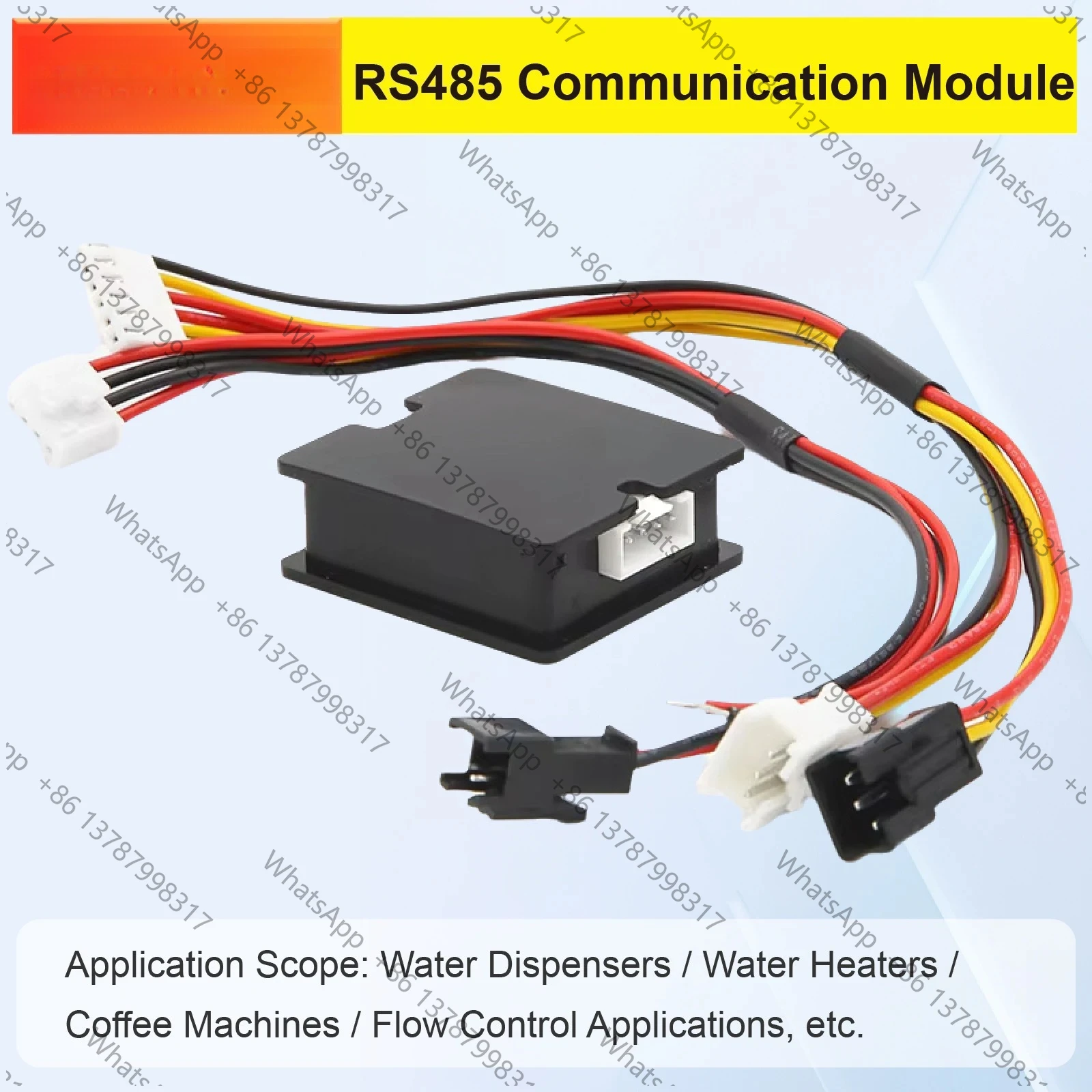 RS485 Communication Module NPN Sensor to 485 Signal Converter Pressure Flow Pulse Signal to RS485 Output Interface
