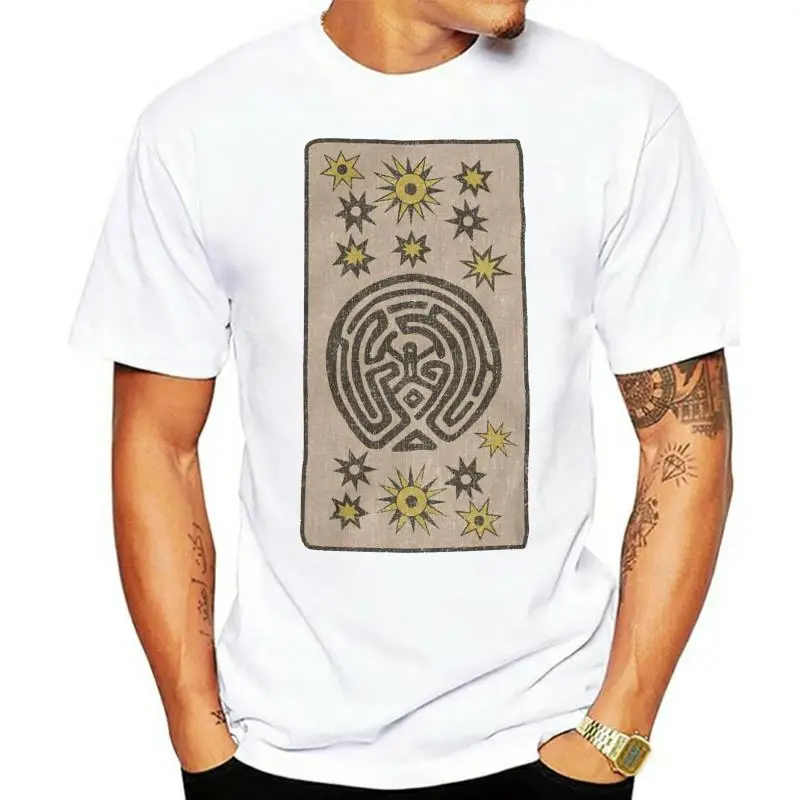 Maze Tarot T Shirt for Westworld Afficionados Cult TV 100% Cotton S-3XL Shirt Cotton Hight Quality Man T-Shirt TOP TEE