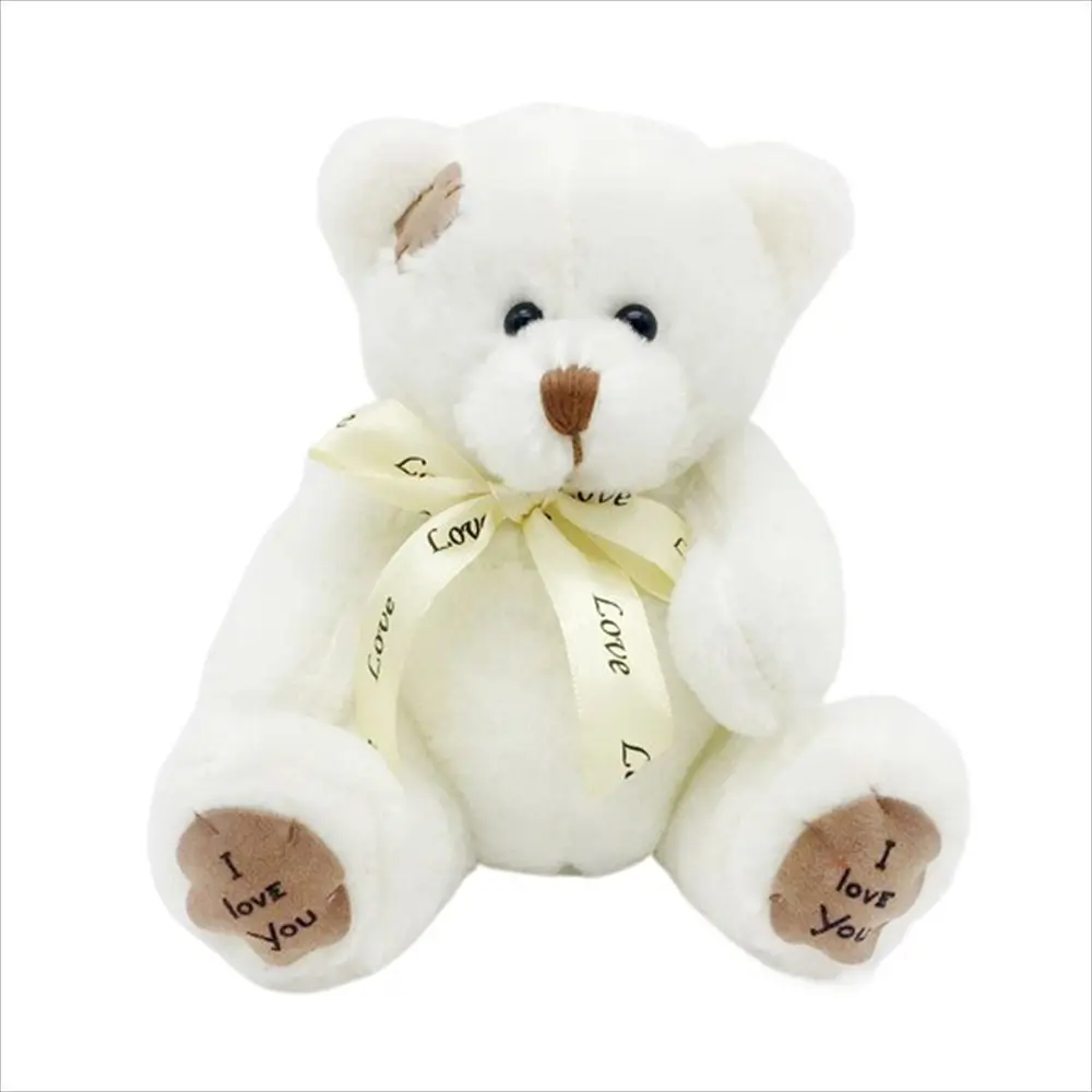 Bambini Ragazze Animali di peluche Peluche Patch Orso Giocattolo per bambini Bambola morbida Orso Peluche Cotone Orso di cartone animato Peluche Regalo di compleanno