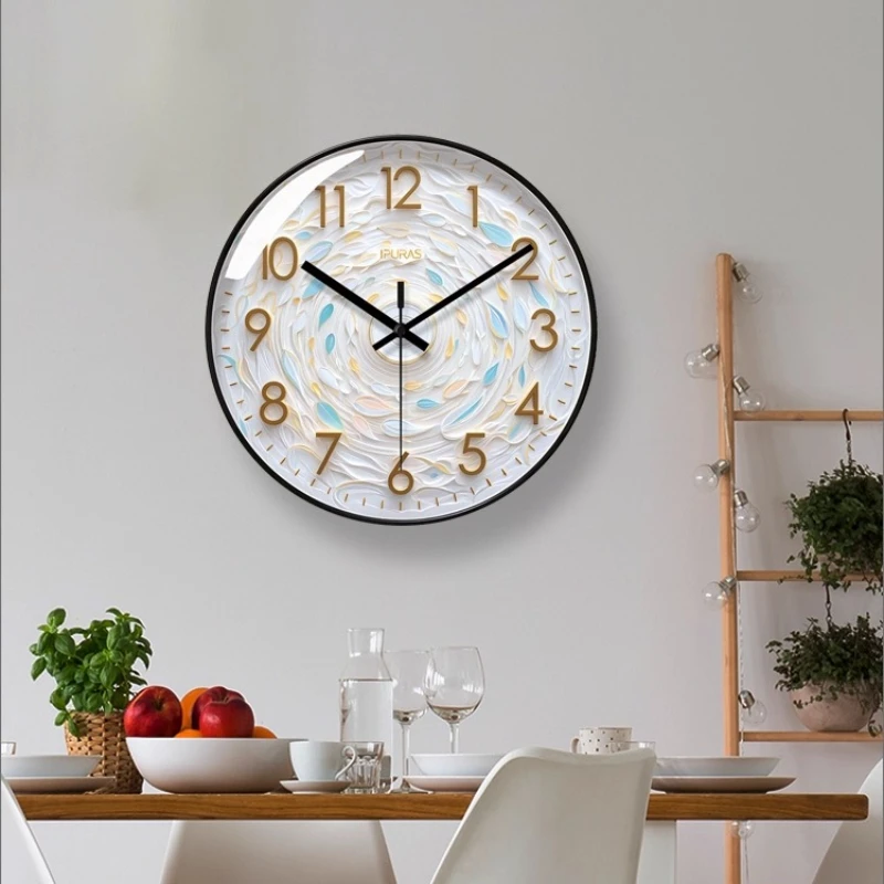 Creative Clock Nordic Living Room Wall Clock Ultra Quiet Wall Hanging Fashionable Dining Room Quartz Home High-end Feeling