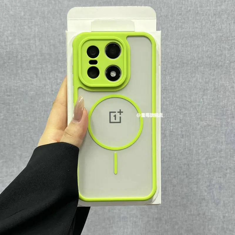 Etui na OnePlus 15, modne silikonowe etui z magnetycznym zamknięciem, ochrona przed upadkiem, tylna obudowa na OnePlus 15, bumper, funda. — zdjęcie produktu 3
