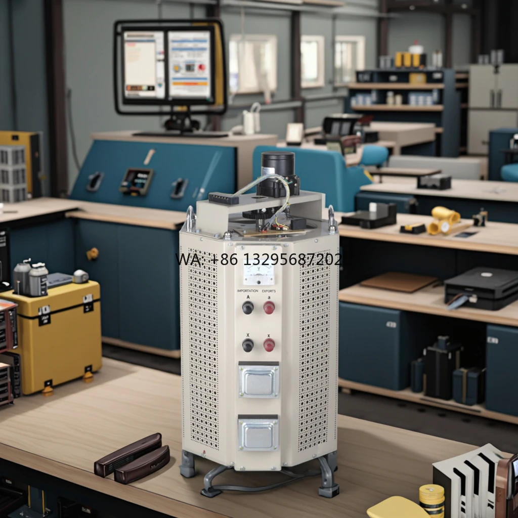 

220V Digital Variac Manual Voltage Regulator TDGC2J Single Phase 0-250V Adjustable Contact Coil for Home Use Factory 50Hz 60Hz