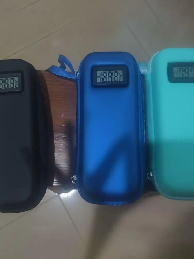 Met thermometer display insuline koeler reistas waterdichte thermisch geïsoleerde gekoelde medicijn organizer tas - afbeelding 2