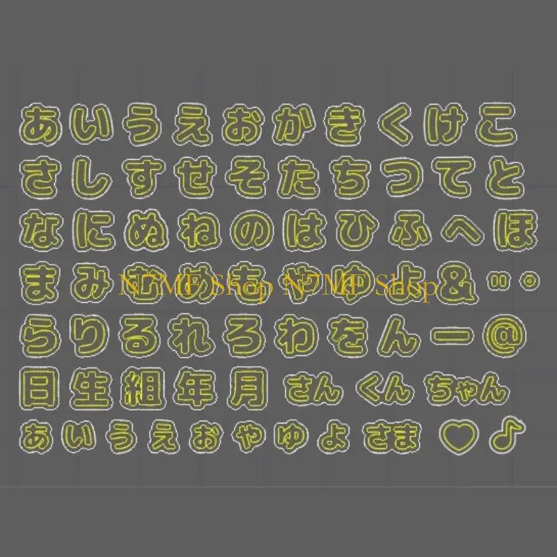 

N7MF силиконовая форма с японским алфавитом для украшения ногтей, форма для резьбы по дизайну ногтей, декоры