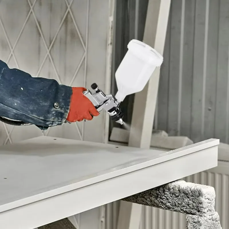 H881 Mini Professional HVLP Spray Paint Gun DIY Car Painting Tools with 1.4mm Nozzle Kits Pneumatic Power Source