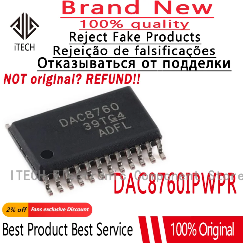 

(5-10)pcs/lot Original DAC8760IPWPR DAC8760 HTSSOP24 New and Genuine In Stock