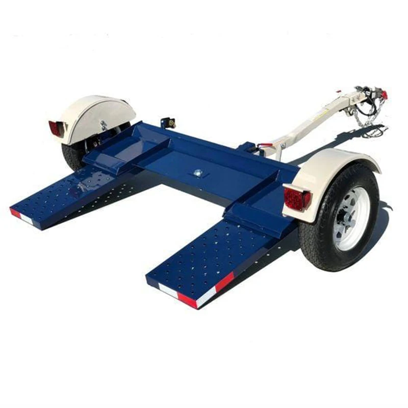 

4-Wheel Towing Vehicle Recovery Tool Car Mover Dolly Trailer With Brake System Safety Lock Car Dolly Tire Repair Tools