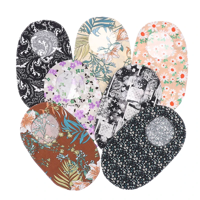 Ostomy Bag Covers Printed Pattern Stoma Protector Colostomy Cover Ostomy Supplies Washable Wear Universal Stoma Care Accessory