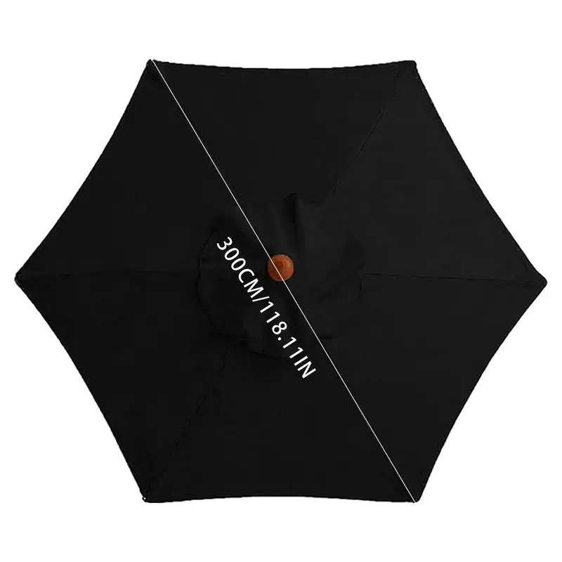 Best Umbrella Replacement Canopy Waterproof Outdoor Polyester Umbrella Cover Washable Protective Patio Canopy Cover For Swimming