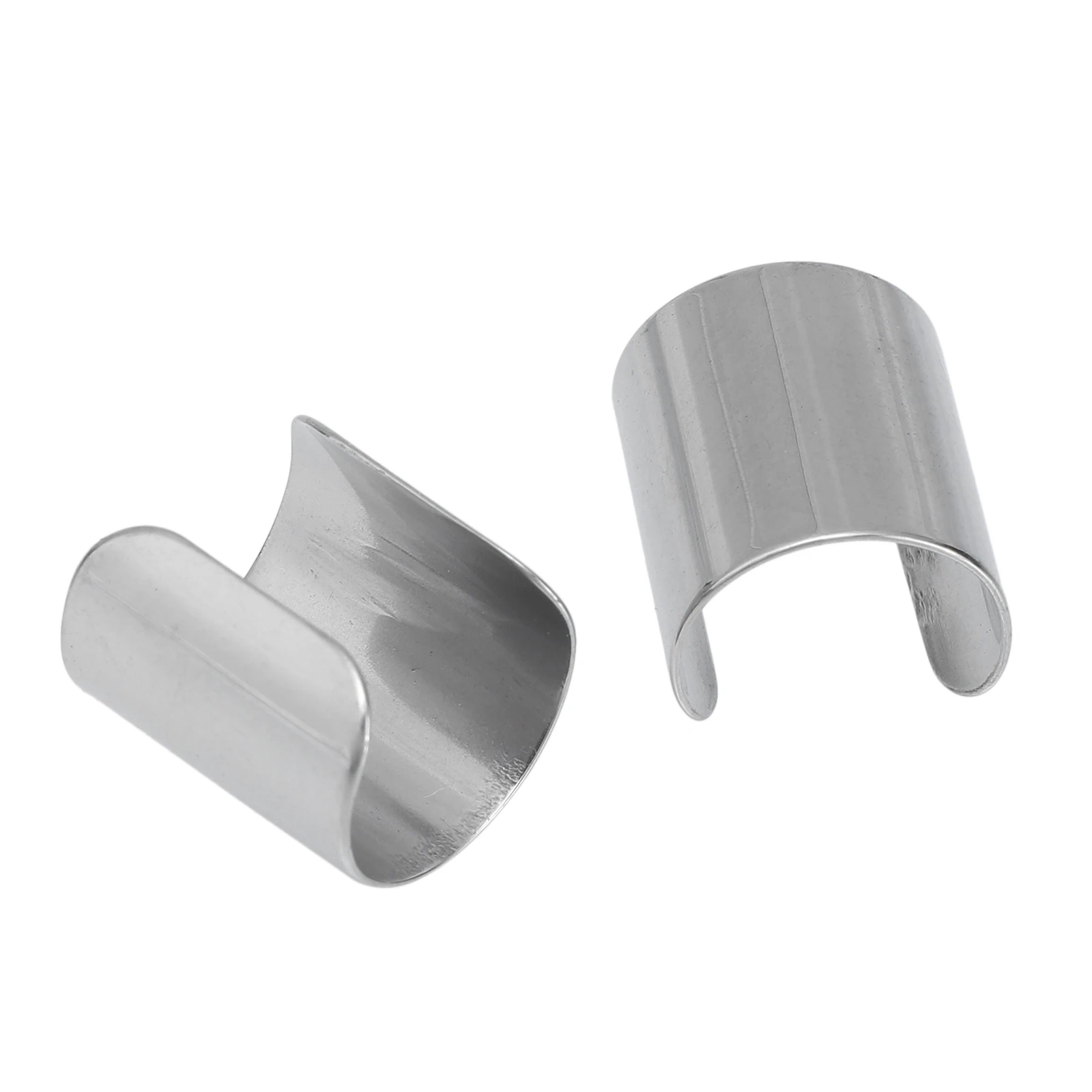 

2 Pcs Stainless Steel Ear Clips Trendy Earrings Cuffs for Men Women Earmuffs Non Piercing Miss