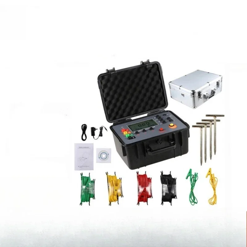 

Grounding resistance tester Digital lightning protection high-precision soil resistivity tester