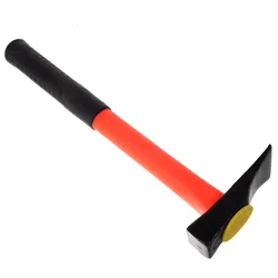 Flat Anti-vibration Hammer Nailing Hammers Non-skid Carbon Steel Multi-purpose Small