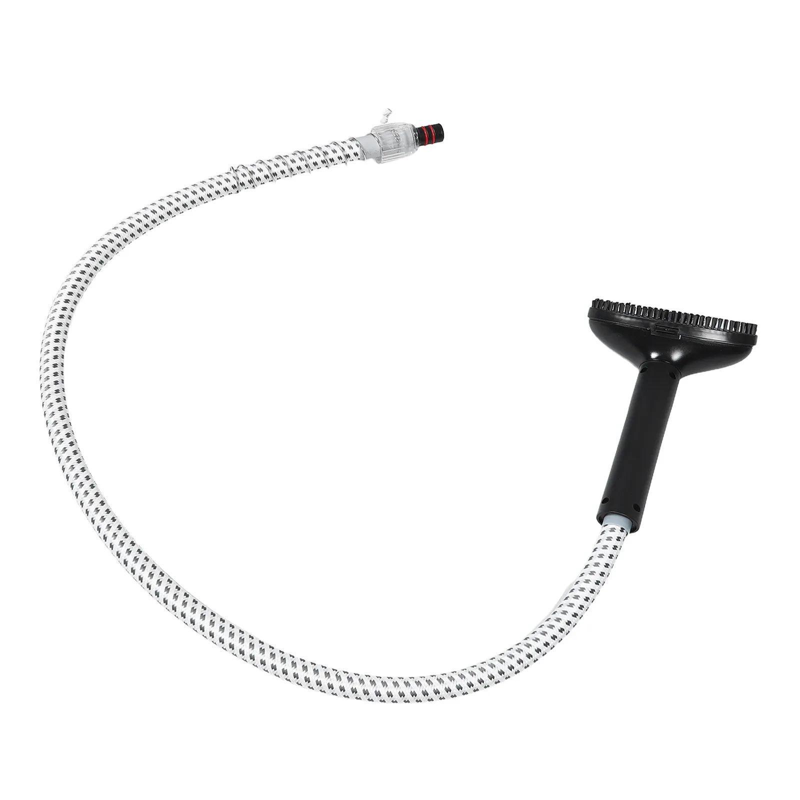 

Universal Garment Steamer Replacement Steam Hose with Metal Head Brush Attachment for Efficient Wrinkle Removal Dust Pet Hair