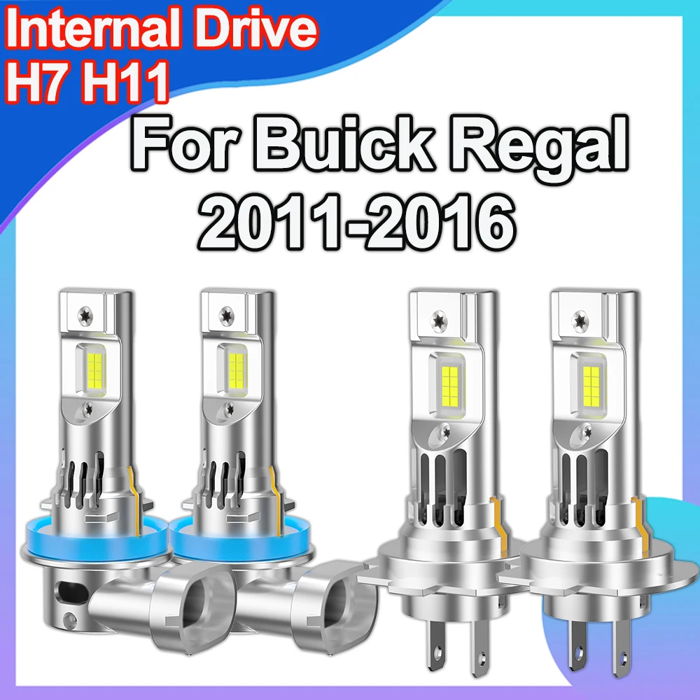 

Для Buick Regal 2011-2016 H7 Hi Beam передняя светодиодная фара H11 Обновление ближнего света 3570 чипов CSP Все в одном светодиодная фара