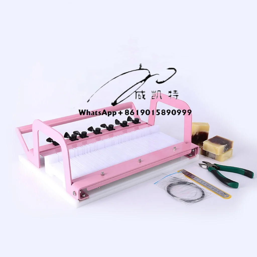 Línea de jabón versátil grande, ajustable, jabón en barra, cortador de jabón frío para manos, adecuado para vela y queso