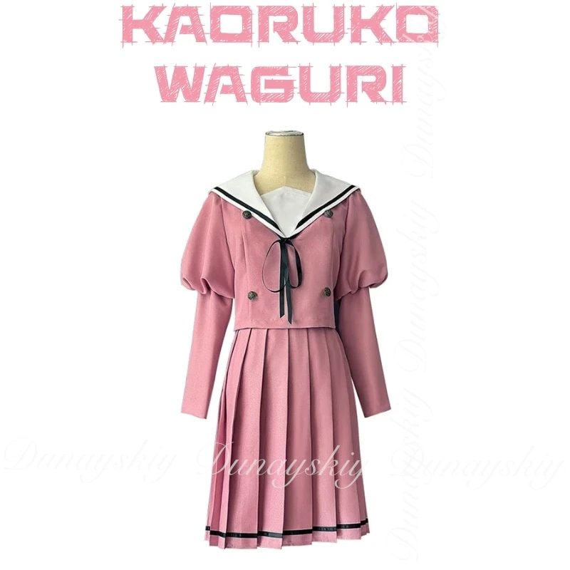 Kaoru Hana wa Rin to Saku أنيمي Kaoruko Waguri تأثيري صغيرتي محبوب شعر أسود طويل وشعر مجعد قليلا تأثيري حلي مجموعة