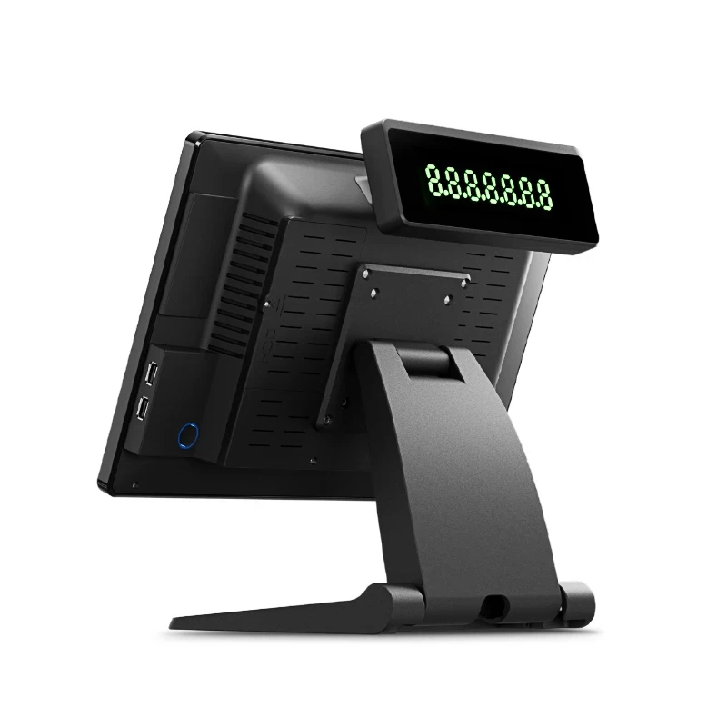 Core ird+SSD Generation All-in-One Capacitive POS Terminal, Single Screen + VFD Display