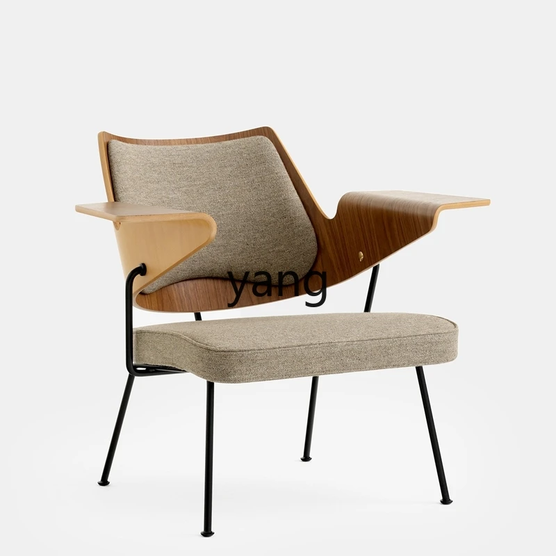 

YHM Minimalist Fabric Armrest Modern Simple Living Room Balcony Leisure Chair