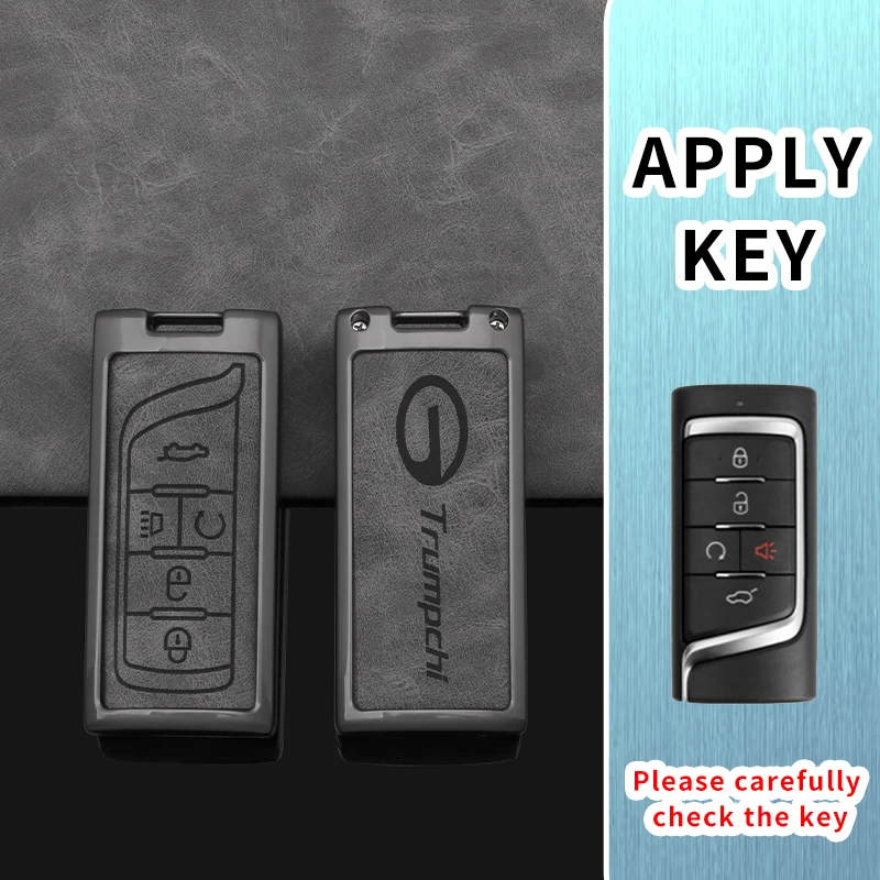 Car Remote Key Case Cover For GAC Trumpchi GS7 GS8 GM8 GS5 GA6 GM6 2015 2016 2017 2018 2019 2020 2021 2022 2023 Accessories