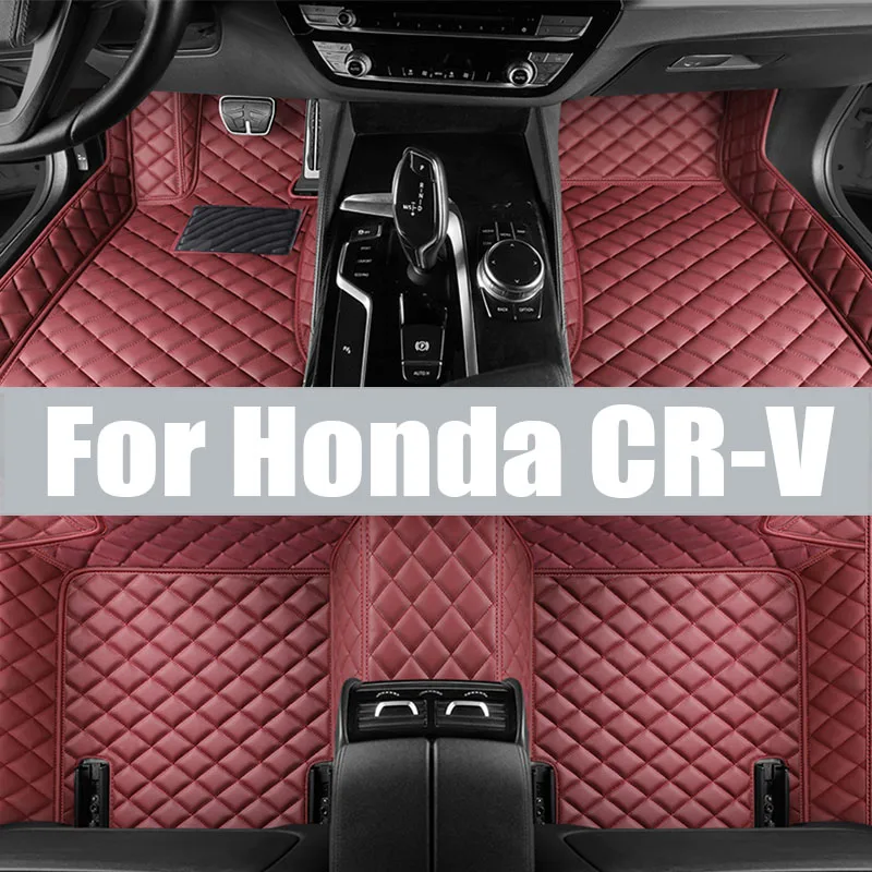 

For Honda CR-V G4 G5 G6 2012-2023 Auto Car Floor Mats All-Weather TPE Foot Mats Pad Waterproof Tray Mat Interior trunk mat