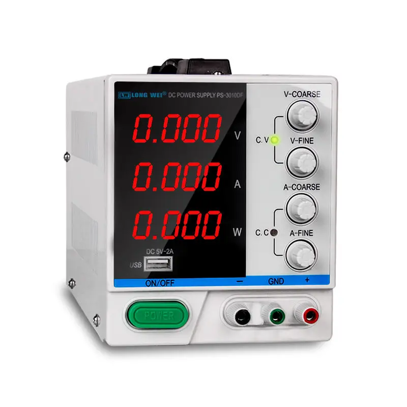 Factory Sales Longwei  PS-1003DF 100V/3A 4 Digits Display Adjustable DC Regulated Switching Power Supply for Laboratory  Source