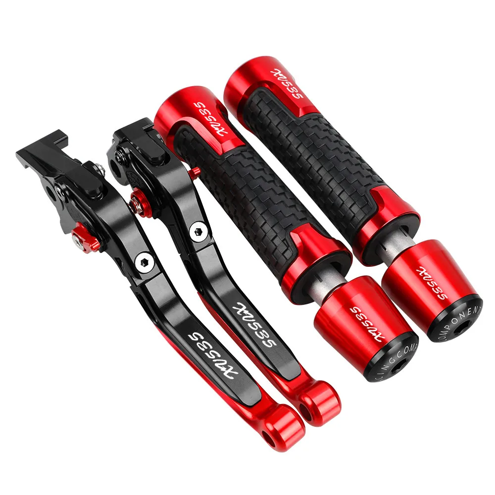 

FOR Yamaha XV 535 XV535 VIRAGO 1987 1988 1989-2000 Motorcycle Adjustable Extendable Brake Clutch Levers Hand Grip Handlebar Ends