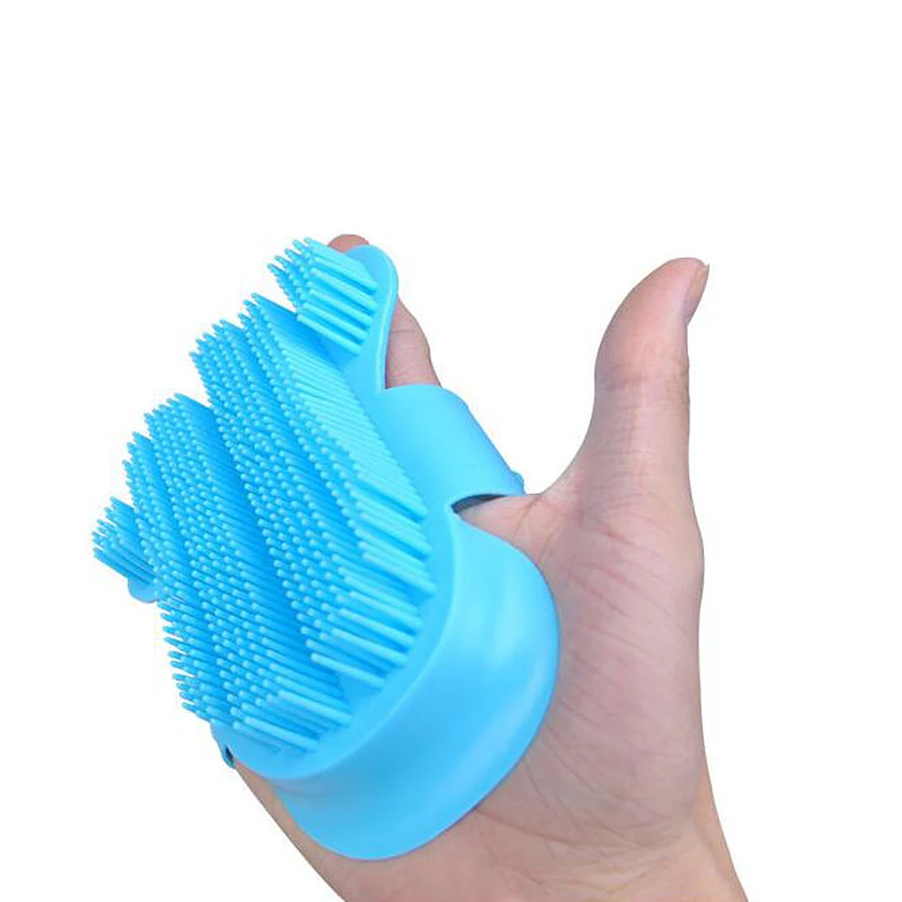 

Adjustable Pet Bath Brush Grooming Tool For Dogs Cats Rubber Massage Scrubber Comb Hair Removal Blood Circulation Durable Paws