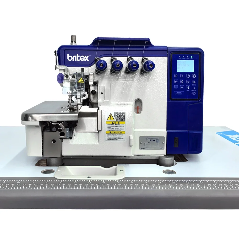 Professional Britex BR-C8-UT thread automatic overlock sewing machine with overlock