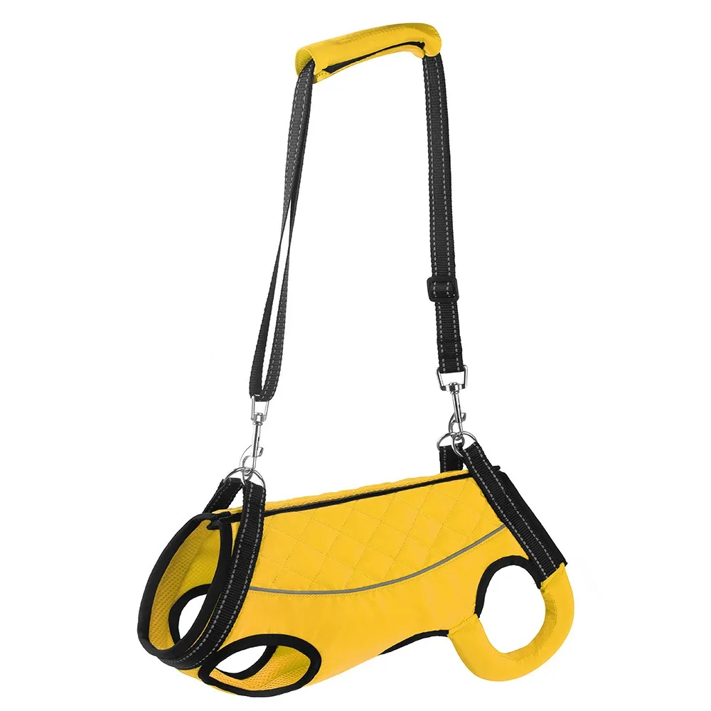 

Adjustable Strap Dog Lifting Harness Legs Support Breathable Dog Sling Carrier Assistant With Reflective Stripe