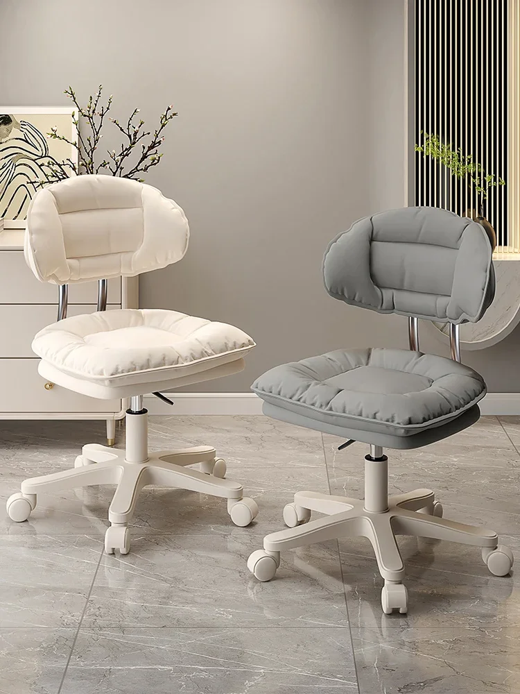 

Modern Simplicity Office Chair Home Leisure Computer Chair Light Luxury Style Lift Back Chair Tape Roller Metal Material Chair