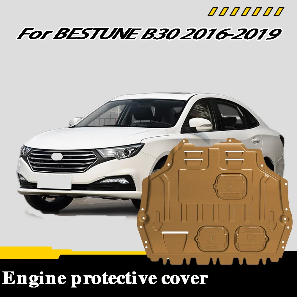 Accessori auto Nero Sotto La Protezione Del Motore Parafango Bordo Splash Shield Fango Parafango Piastra Pannello Per BESTUNE B30 2016-2019 1.6L