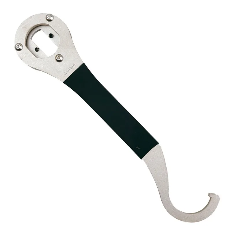 Bicycle Old-fashioned Center Shaft Removal Tool Tail Hook Wrench  Ring Installation Square Hole Center Shaft Front and Back