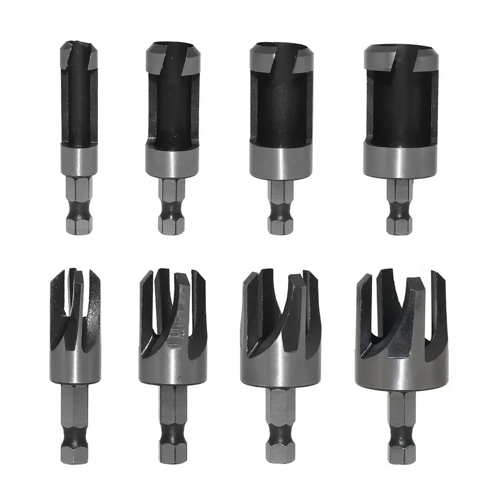 Wood Plug Cutter Drill Bit Set Straight Tapered Cutting Tool Claw Type Wood Plug Cutter Woodworking Drill Bits 6mm 10mm 13mm 16m